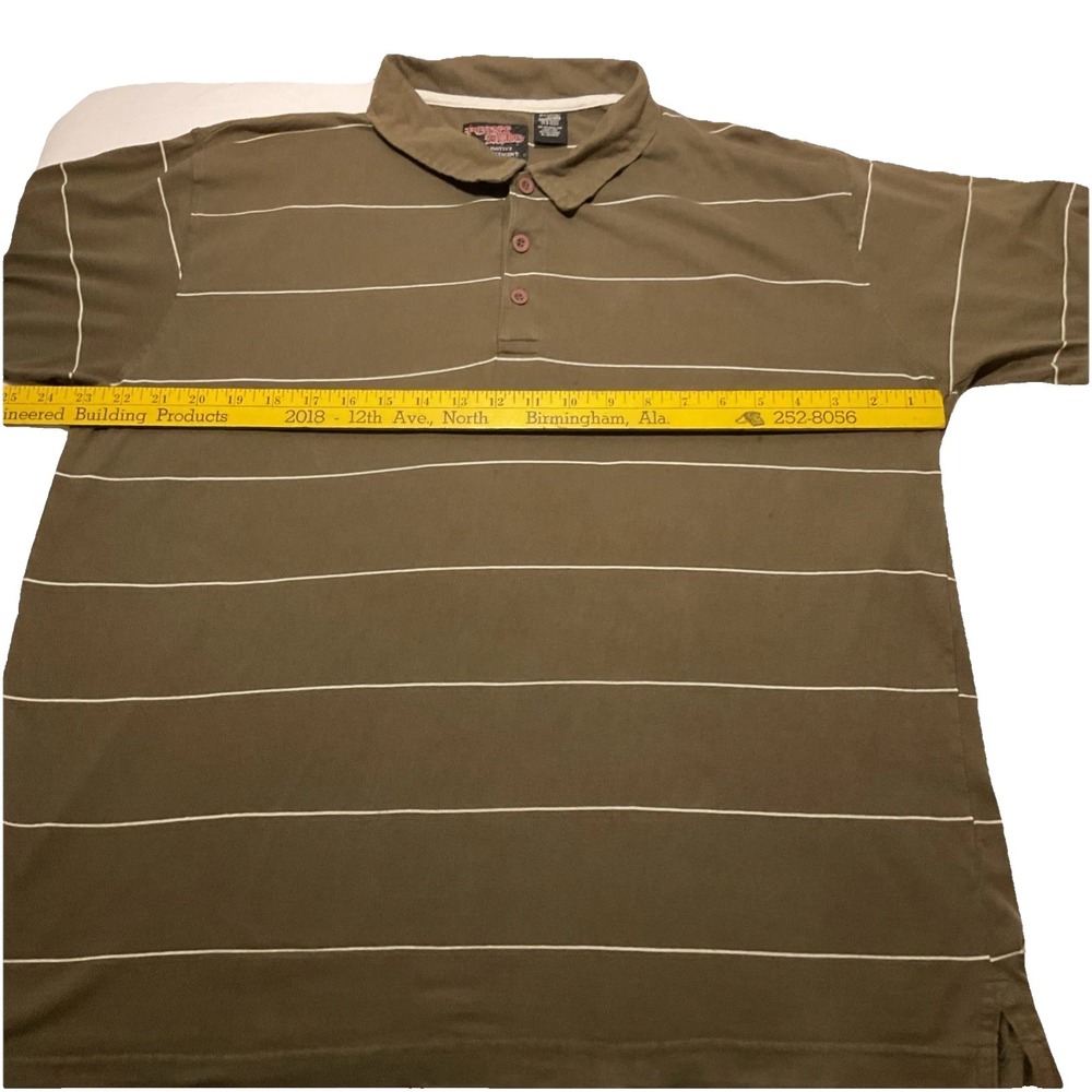 Vintage‎ Point Zero Short-Sleeve Green Polo Shirt Men's XL + FREE SHIRT D32